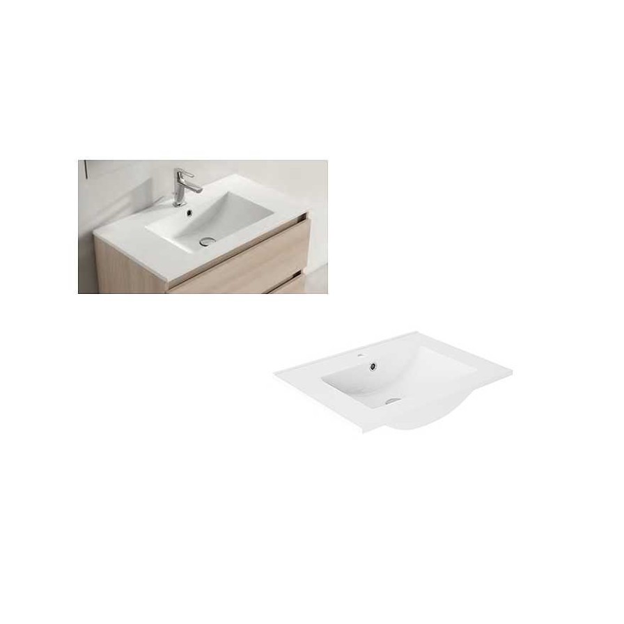 Ba O Visobath | Pack Mueble De Ba O, Lavabo Y Espejo Lauro 02