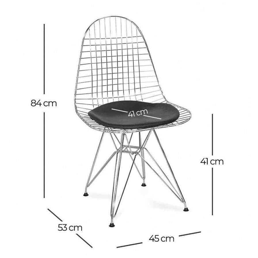 Sillas Casa Thai | Silla Ni Gara Cromo / Negra