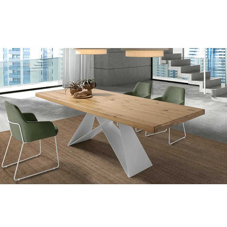 Mesas Mobles Nacher | Mesa De Comedor Jacques 200 Madera