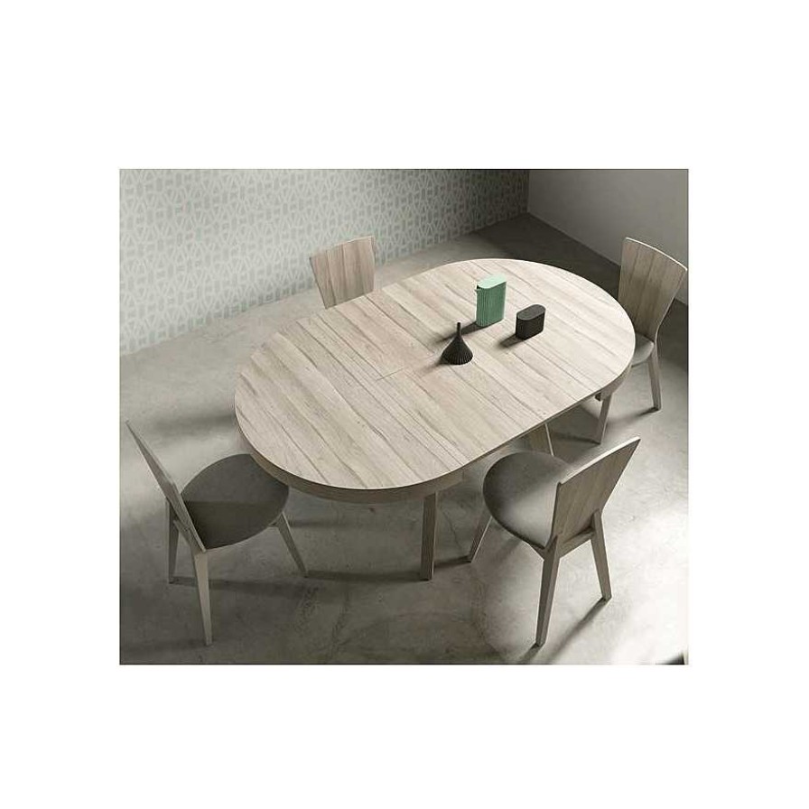 Mesas Pemi | Mesa De Comedor Redonda Extensible Malchu