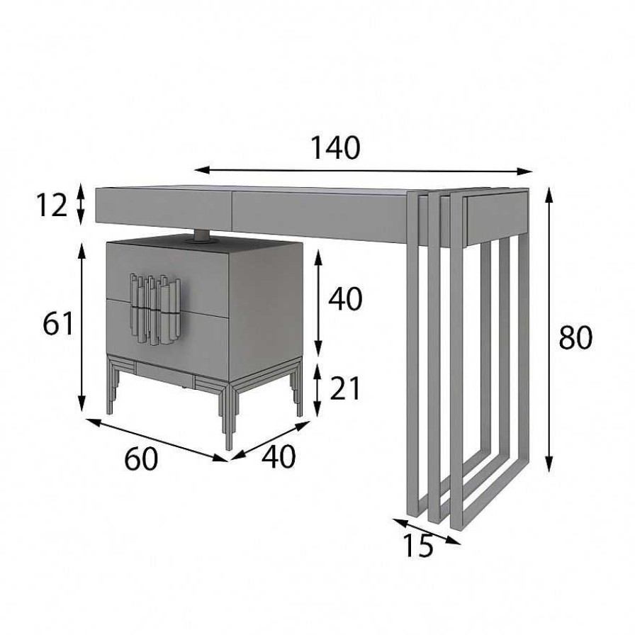 Dormitorio Franco Furniture | Tocador Ricochet