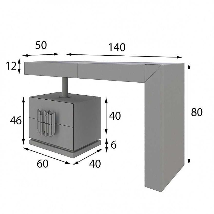 Dormitorio Franco Furniture | Tocador Glac