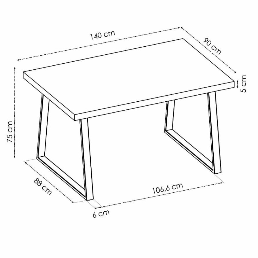 Mesas Rimobel | Mesa De Comedor Fija Covadonga