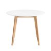 Mesas Somcasa Living Home | Mesa De Comedor Circular Crema