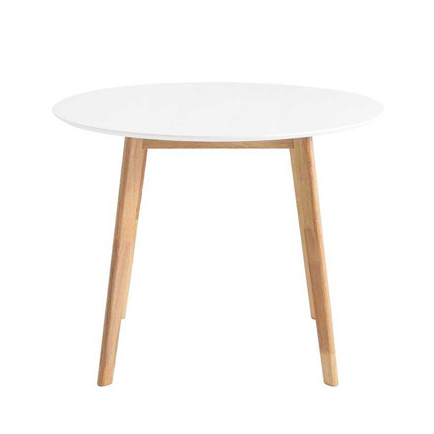 Mesas Somcasa Living Home | Mesa De Comedor Circular Crema