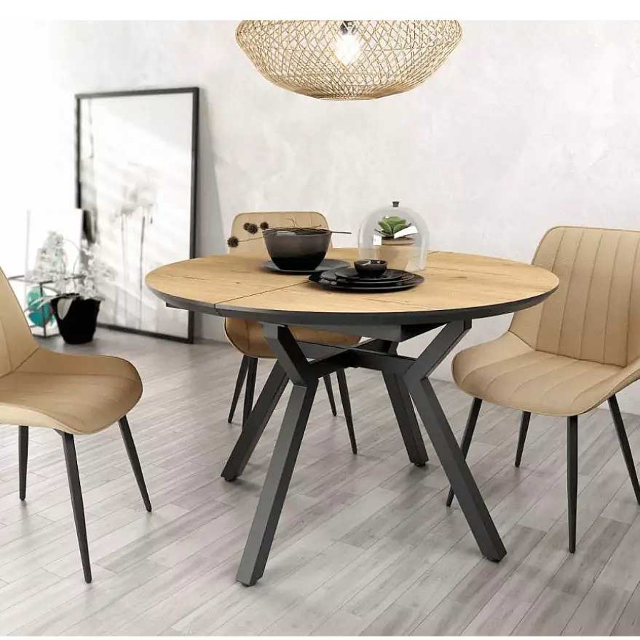 Mesas Azor | Mesa De Comedor Extensible Madera Santamar A