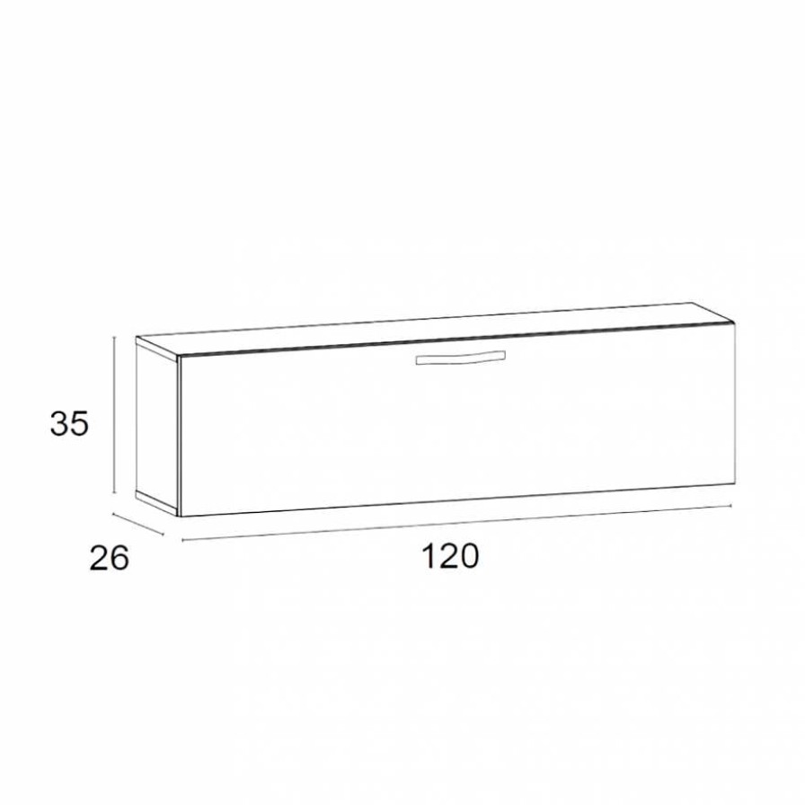 Oficina Orts | Estante De Pared Con Puerta Torino 02