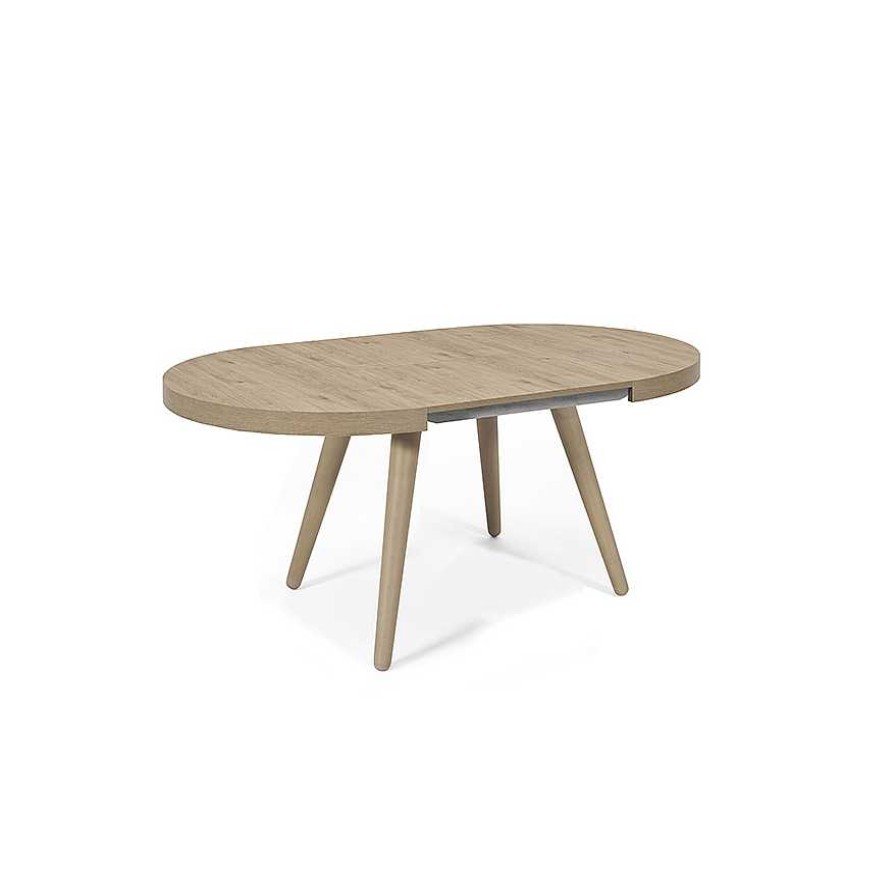 Mesas Pemi | Mesa De Comedor Redonda Extensible Osania