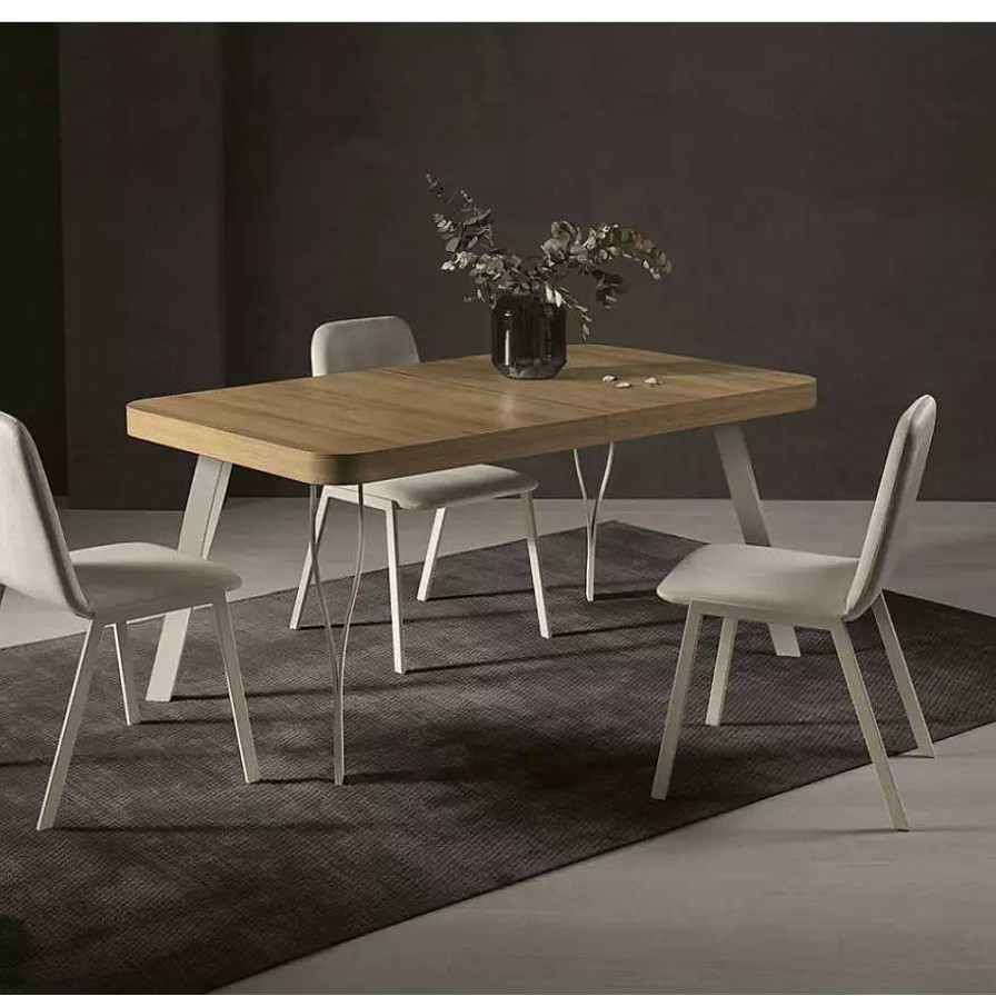 Mesas Pemi | Mesa De Comedor Rectangular Extensible Milwaukee