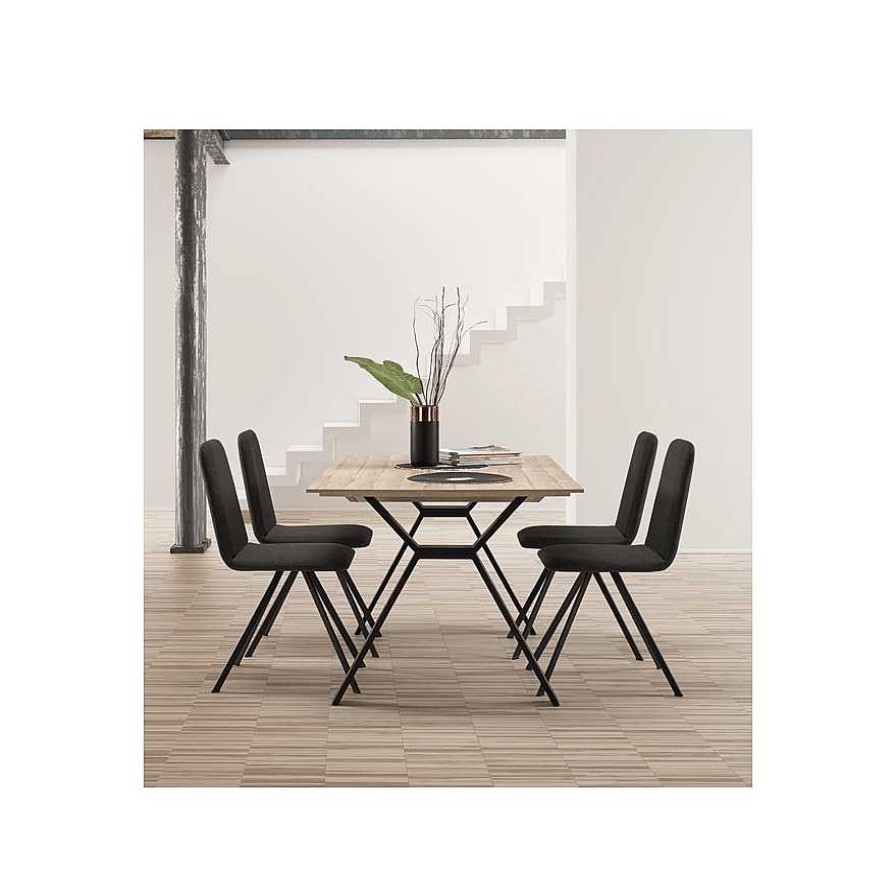 Mesas Pemi | Mesa De Comedor Extensible Patruca Tapa Fina