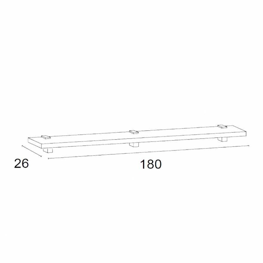 Oficina Orts | Estante De Pared Torino 180