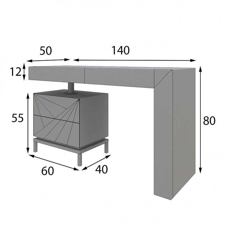 Dormitorio Franco Furniture | Tocador Gemini