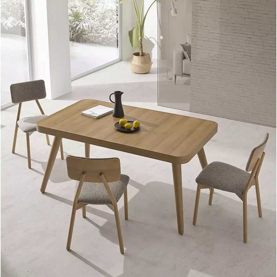 Mesas Pemi | Mesa De Comedor Rectangular Extensible Osania