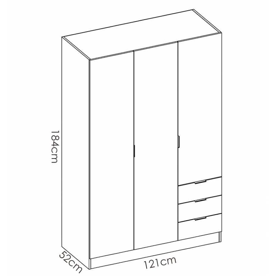 Dormitorio Rimobel | Armario Esquinero Bulletsi 02