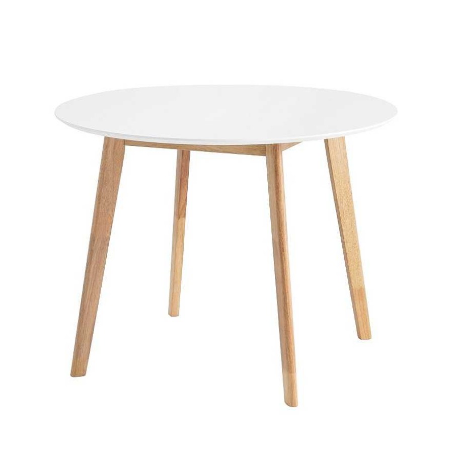 Mesas Somcasa Living Home | Mesa De Comedor Circular Crema