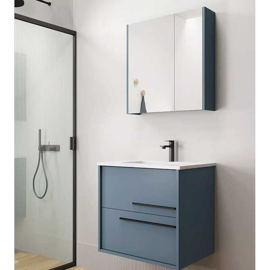 Ba O Visobath | Pack Mueble De Ba O, Lavabo Y Armario Espejo Lynette