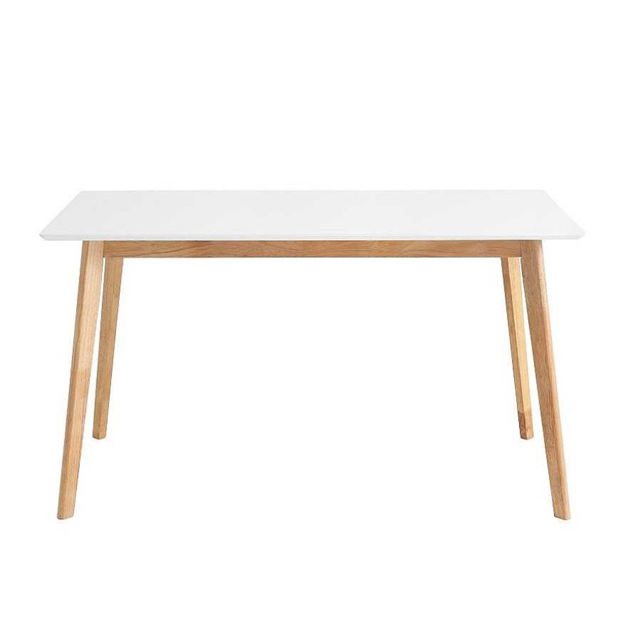 Mesas Somcasa Living Home | Mesa De Comedor Rectangular Crema 120