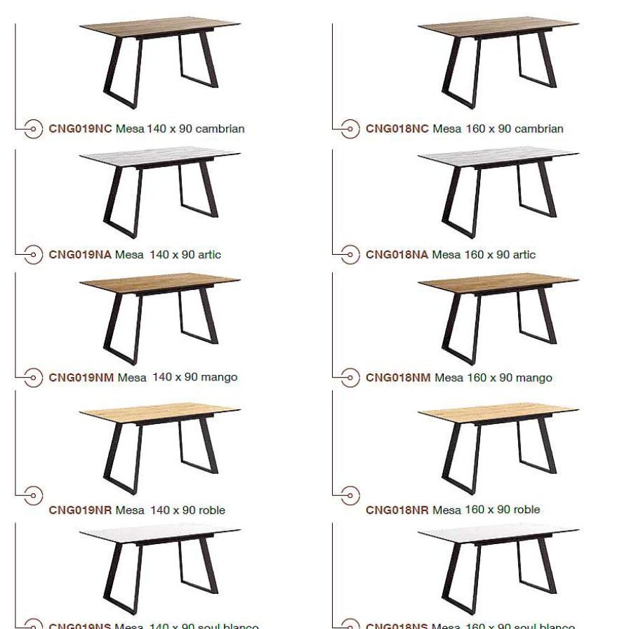 Mesas Azor | Mesa De Comedor Extensible Madera Vivarela