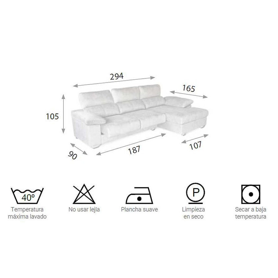 Sof S Tapizados 2002 | Sof Chaiselongue Chinara