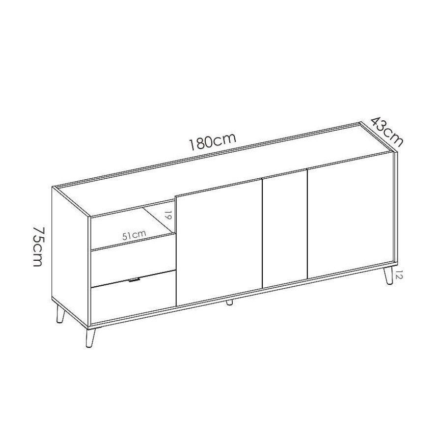 Sal N Rimobel | Aparador Laguna Xxl