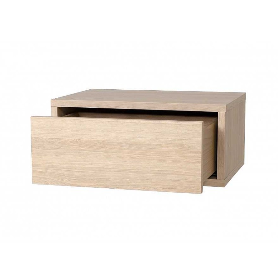 Dormitorio GDeco | Mesita De Pared 1 Caj N Nuttra